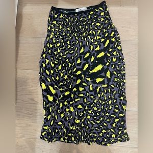 Printed midi skirt